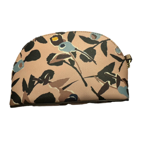 Kate Spade NWT (w/ Callout) Cameron Paper Rose Medium Dome Cosmetic Case - Picture 3 of 7